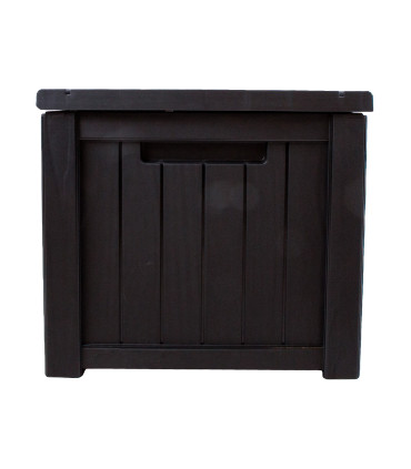 Säilituskast PRAIA 143x67,5x60,5cm/450L, must plastik