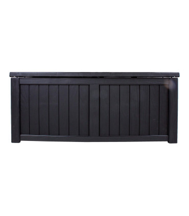 Säilituskast PRAIA 143x67,5x60,5cm/450L, must plastik