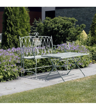 Diivanilaud MINT 100x50xH49cm, antiikroheline, sepistatud metall