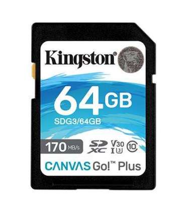 MEMORY SDXC 64GB UHS-I/SDG3/64GB KINGSTON