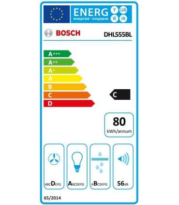 Hood BOSCH DHL555BL