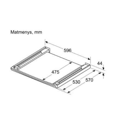 Dryer accessory BOSCH WTZ27500