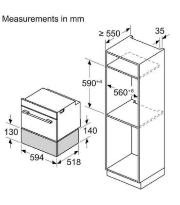 Heating drawer BOSCH BIC7101B1