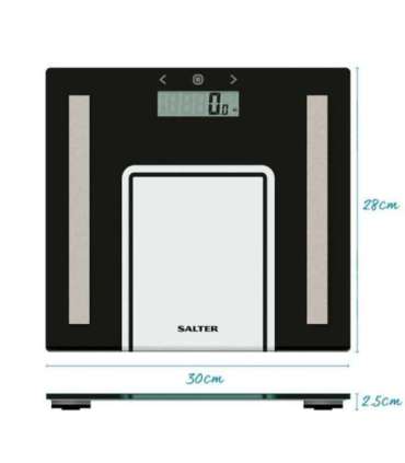 Salter 9128 BK3R Electronic Body Analyser Scale - Black