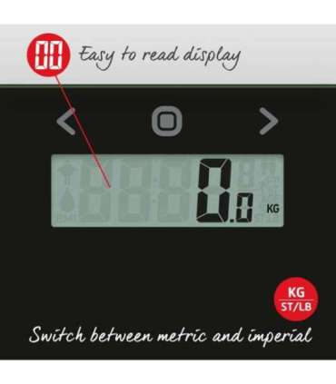 Salter 9128 BK3R Electronic Body Analyser Scale - Black