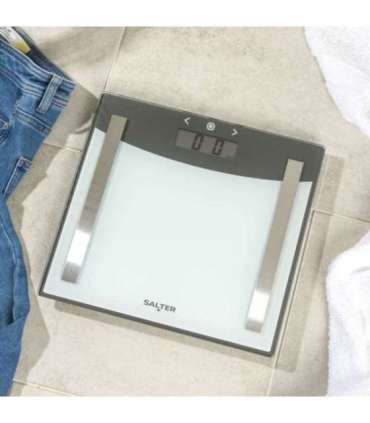 Salter 9137 SVWH3R Silver White Glass Analyser Scale