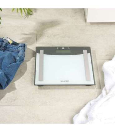 Salter 9137 SVWH3R Silver White Glass Analyser Scale