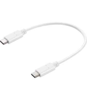 Sandberg 136-30 USB-C to USB-C Charge Cable 0.2m White