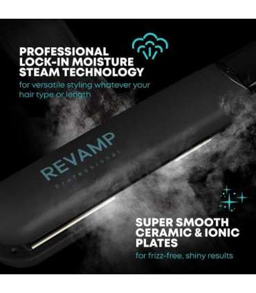 Revamp ST-1600-EU Progloss Steamcare Ceramic Hair Straightener