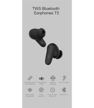 Orsen T3 Bluetooth Earphones Black