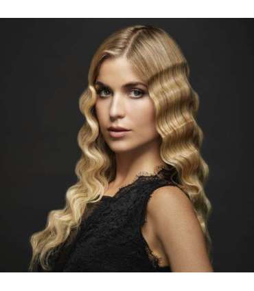 Revamp WV-2000-EU Progloss Deep Beach Professional Ceramic Waver Black