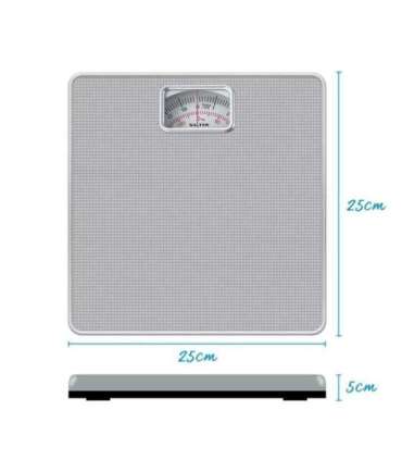 Salter 433 SVDR Mechanical Bathroom Scale Silver