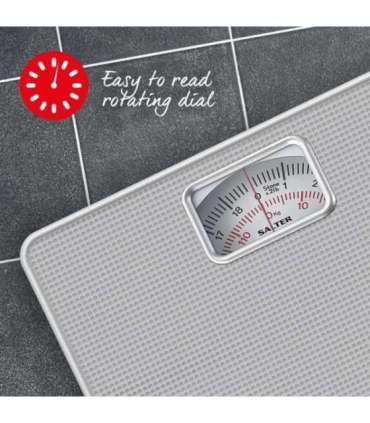 Salter 433 SVDR Mechanical Bathroom Scale Silver