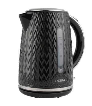 Petra PT3864BLKVDEEU10 Chevron Jug Kettle black