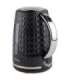 Petra PT3864BLKVDEEU10 Chevron Jug Kettle black