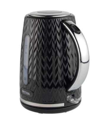 Petra PT3864BLKVDEEU10 Chevron Jug Kettle black