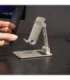 Tellur Phone Holder for desk Aluminium Silver