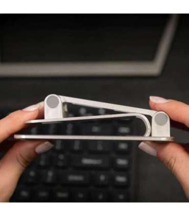 Tellur Phone Holder for desk Aluminium Silver