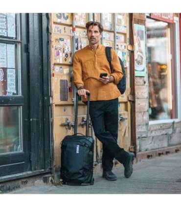 Thule 4985 Chasm Carry on Wheeled Duffel Bag 40L Black