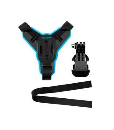 Motorcycle Helmet Chin Telesin + J-Hook Mount for sports cameras (GP-HBM-MT7)