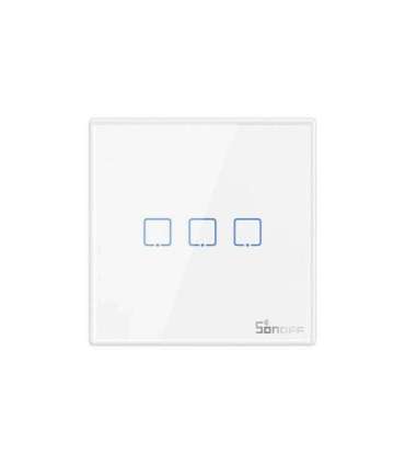 Smart Wireless Wall Switch Sonoff T2EU3C-RF 433MHz (3-channel)