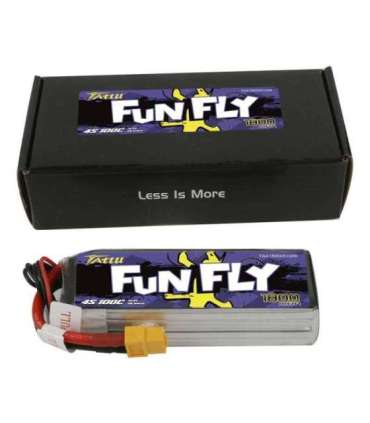 Tattu Funfly 1800mAh 14.8V 100C 4S1P XT60 battery