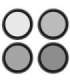 TELESIN Filter set CPL/ND8/ND16/ND32 for DJI Action 3 / 4