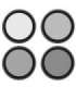 TELESIN Filter set CPL/ND8/ND16/ND32 for DJI Action 3 / 4