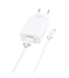 Fast charger Foneng 1x USB EU28 QC 3.0+ USB Type C cable