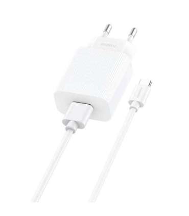 Fast charger Foneng 1x USB EU28 QC 3.0+ USB Type C cable