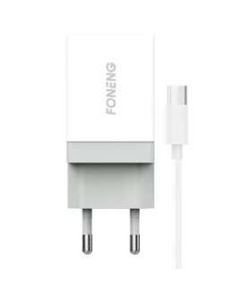 Fast charger Foneng 1x USB K210 + USB Micro