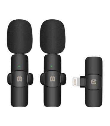 Wireless microphone Puluz PU3150B Lavalier Type Wireless microphone Puluz PU3151B Lavalier Type Lightning