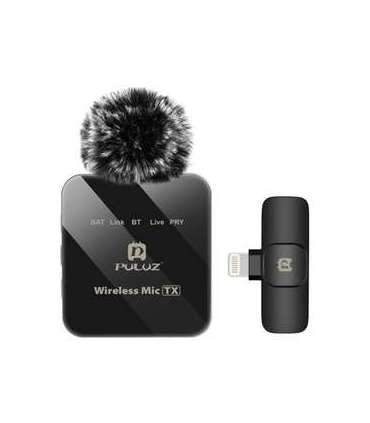 Wireless Lavalier Microphone PULUZ PU647B (lightning)