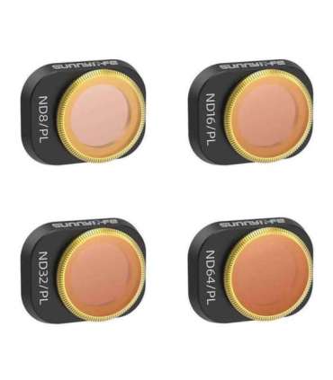4 Lens Filters ND/PL 8, 16, 32, 64 Sunnylife for DJI MINI 4 PRO