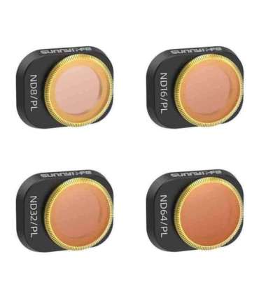 4 Lens Filters ND/PL 8, 16, 32, 64 Sunnylife for DJI MINI 4 PRO