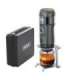 Portable 3-in-1 coffee maker with case HiBREW H4B_GN
