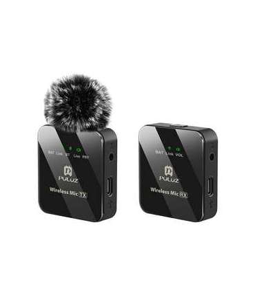 Wireless Lavalier Microphone PULUZ 1 TX + 1 RX