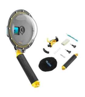 Waterpoof dome port Telesin for DJI Action 4 / 3