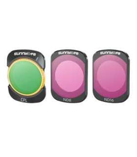 Filtry CPL, ND8, ND16 Sunnylife do DJI Osmo Pocket 3