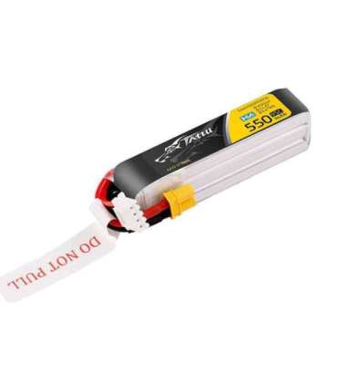 Tattu 3s 550mAh 95C 11.4V HV Lipo Battery with XT30 Plug Long-Pack Connector