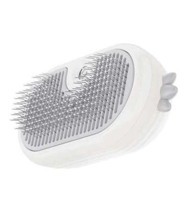 Rojeco Cat Steam Brush with massage function (white)