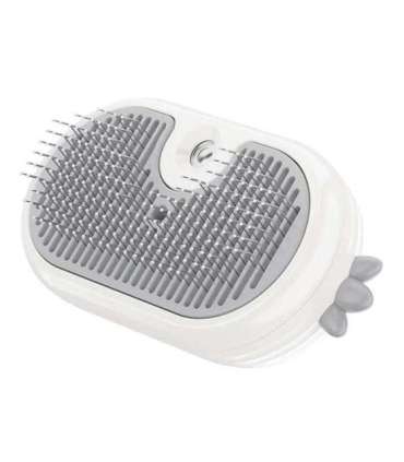 Rojeco Cat Steam Brush with massage function (white)