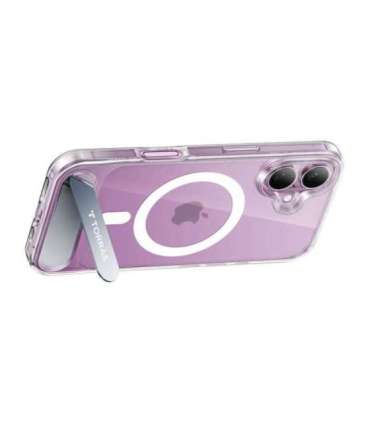 Torras Pstand Series Case for iPhone 16 (Transparent)