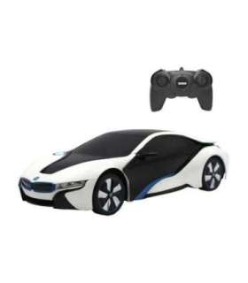 RASTAR R/C 1:24 BMW i8 remote controlled car- UV-sensitive (white and yellow)