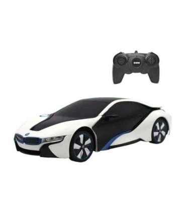 RASTAR R/C 1:24 BMW i8 remote controlled car- UV-sensitive (white and yellow)