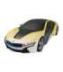 RASTAR R/C 1:24 BMW i8 remote controlled car- UV-sensitive (white and yellow)