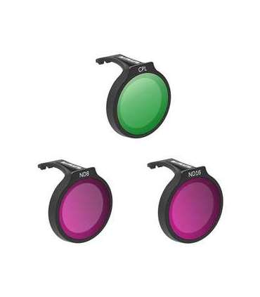 SUNNYLIFE set of three filters for DJI Neo CPL+ND8+ND16