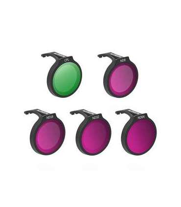 SUNNYLIFE set of five filters for DJI Neo CPL+ND8+ND16+ND32+ND64
