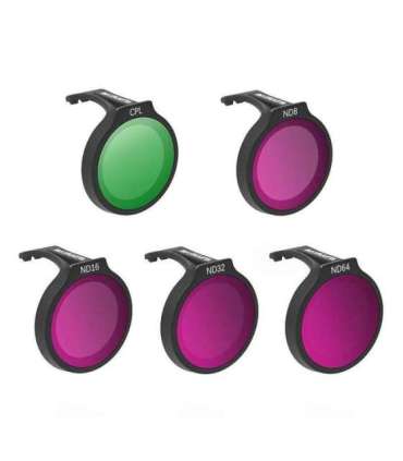 SUNNYLIFE set of five filters for DJI Neo CPL+ND8+ND16+ND32+ND64