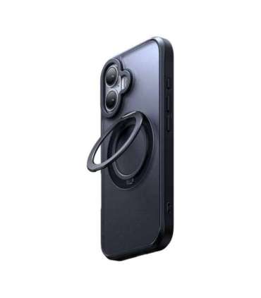 McDodo PC-4930 MagSafe case for iPhone 16 with stand (black)